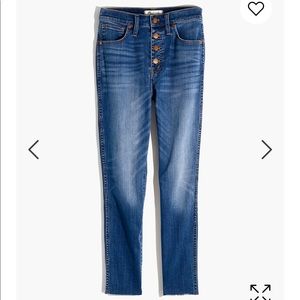 Madewell High rise skinny crop jeans